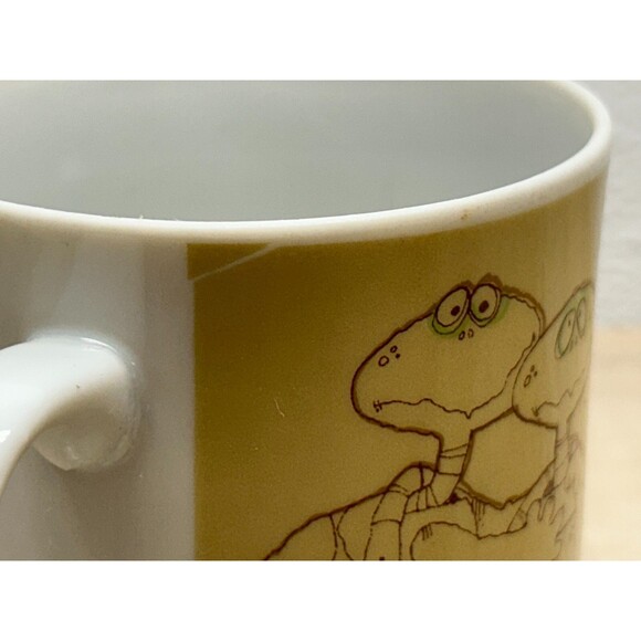 Classique Gibson Greeting Cards Turtle Humor Ceramic Coffee MugMade In Japan - Picture 6 of 11